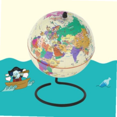 교육 한글 어린이 컬러 지구본 인테리어 14cm 59000EA 1EA, 본상품