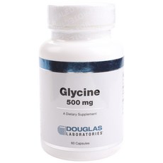DOUGLAS LABORATORIES 甘氨酸500mg膠囊無麩質非tang, 60顆, 1罐