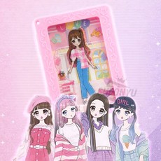 만숭 아이돌 카드케이스 입체 씰코디스티커 (랜덤)