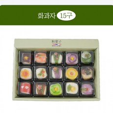 화과자(백앙금)15구 전통수제 선물세트 디저트, 1개, 1g