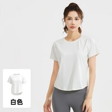 女款輕薄速乾涼感運動短袖 後背網紗透氣 日常百搭