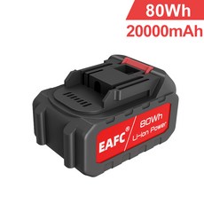 (배터리 전용) 고압 세차 물총 교체 리튬 이온 21V 자동차 세탁기 예비, 01 빠른, 02 80Wh