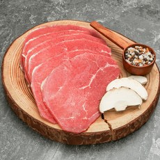 푸주 고소한 저지방 홍두깨살, 육전 구이용 250g, 1개