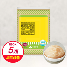 대두식품 백옥앙금S35M, 5개, 1kg