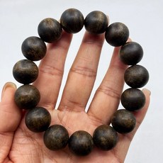 《泓潤》收藏精品 滿油白奇楠 9.9分沉 14m 白奇楠手珠 白棋 清涼蜜甜 沉香手珠 白棋楠 手串, 1個, 白