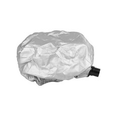 헤어 스팀캡 실버 소형 미용실 헤어팩, 은색 등받이 조절 캡 (3.5cm)