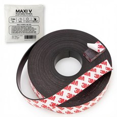 맥시브이 3M 붙이는 강력 자석테이프 10mm x 길이 5M X 두께 2mm, 1개
