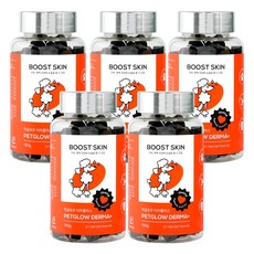 펫글로우 더마플러스 강아지 피부영양제 아토피 발습진 가려움 피모 보조제, 5개, 피부/피모, 100정