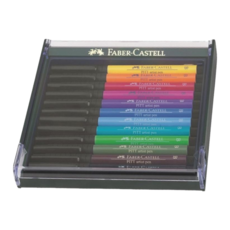 輝柏 FABER CASTELL PITT 藝術筆 12色 267421, 1個
