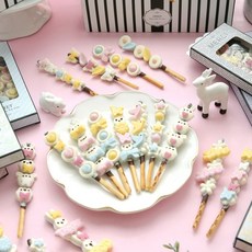 PC_메이크마인 초간단 큐티파스텔 리얼막대과자만들기 한필스토어, 12종, 1