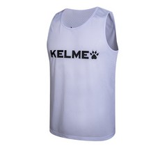 켈미 KELME 8051BX1001 스포츠 팀조끼 화이트/블랙 매장정품 146136, 95 M, 1개