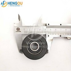 인쇄 기계용 10개 45x12x31mm 블랙 휠 롤러 휠 부품