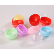 다용도 뽑기 캡슐통 컬러 빈캡슐 둥근캡슐, 45mm-랜덤25p, 1개