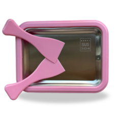 쉬어가게 철판 아이스크림 메이커 304 스테인레스, 핑크