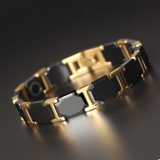 Titikong 남성자석팔찌 티타늄강 세라믹팔찌