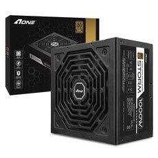 AONE 스톰 1000W 80PLUS 브론즈 블랙 PC 파워서플라이 컴퓨터 전원