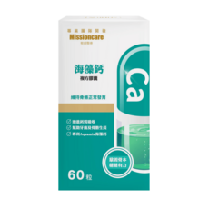 敏盛 海藻鈣複方膠囊 維持骨骼正常發育, 1個, 60顆