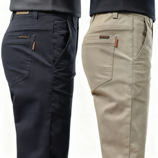 1+1 프리미엄 남성 정장바지 봄가을 패션 순면바지 캐주얼 코디 팬츠 오피스룩 하이웨이스트 남자 바지 SJS