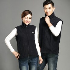 베이직클로즈 남녀공용 후리스 조끼 아우터 보온 여성 남성 플리스