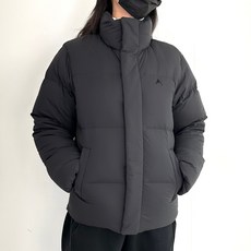 (당일배송)네파 남녀공용 숏 패딩 구스 다운 에어필 가벼운 경량 거위털 등산 캠핑 자켓 블랙