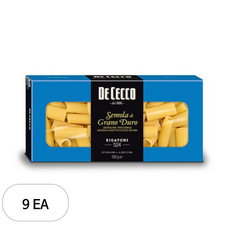 데체코 구르메 리가토니 스파게티면, 500g, 9개