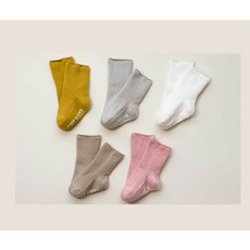 新生男女寶寶嬰兒童0-3歲棉質春秋季新品雙針松口中筒襪子防滑