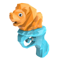 萬事屋 恐龍小水槍 兒童玩具水槍 戲水玩具 噴水槍, 獅子, 1個