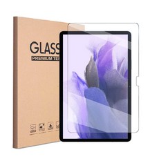 갤럭시탭S7 FE 12.4 호환 9H강화유리 액정 보호필름 SM-T733N T735 T735N T736 T736N 삼성 2021, 강화유리 액정 필름1매