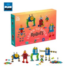 【Plus-Plus 加加積木】小顆粒創作積木, 1個, 小小機器人