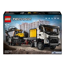 레고 테크닉 볼보 FMX 트럭 및 EC230 전기 굴착기 42175, 1개, 혼합색상