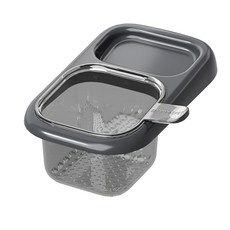 알리오마켓 깔끔한 주방 관리 싱크대 음식물 거름망 수세미 거치대, 1개, 블랙