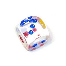 투명 주사위 30mm, 1개