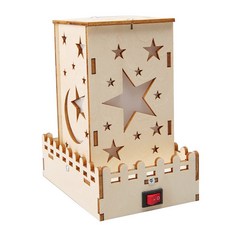 嗨購 科學實驗科技小製作玩具 兒童DIY炫彩星星燈 幼兒園學生手工材料, 炫彩星星燈, 1個