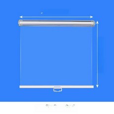 냉장고 롤스크린 쇼케이스 가게 냉기 덮개 에어커튼 비닐, 65cm (구멍 없음)