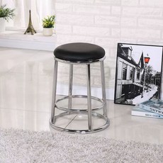 키높이의자 바 카페 접이식 리프트 키높이체어, 45cm 블랙 가죽