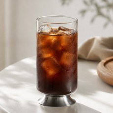 스텐힐 내열 유리 홈카페컵, 2개, 500ml