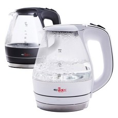 에디션N 퀸센스1015 내열 강화유리 무선 전기주전자 1.5L edition*1122879001EA, 블랙, 본상품선택