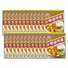 백세카레 3분 약간매운맛 200g 24개 cha+006aJ, 1개