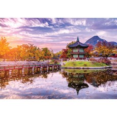 보랏빛 노을로 물든 향원정 직소 퍼즐 1000피스, 퍼즐코리아, 애드원
