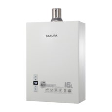 SAKURA櫻花 DH1633F 16L 智能恆溫熱水器 四季舒適 數位控制, DH1633F天然氣