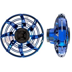 會漂浮的指尖陀螺 FlyNova自由航線 掌上飛行陀螺 可迴旋迷你陀螺飛行器, 極光藍, 1個