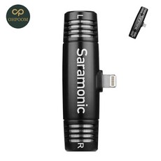 [픽커] 녹음용마이크 유선마이크 소형마이크 iOS용 소형 스테레오 콘덴서 마이크