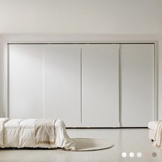 보루네오 히든 슬라이딩 붙박이장 240~390cm E0등급, 웜베이지, 390cm