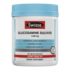 Swisse Ultiboost葡萄糖胺硫酸鹽錠 1500mg, 180顆, 1罐