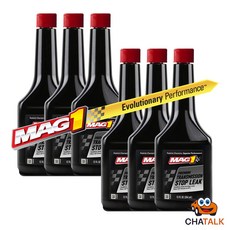 [누유 방지]MAG1 프리미엄 AUTO변속기(미션)오일 첨가제 354ml, 6개