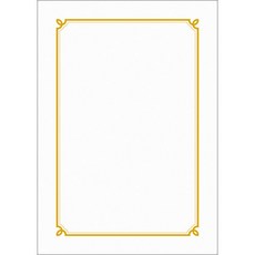 우진산업 로얄G1 상장용지, 흰색, 20개