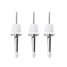 3 푸어러 지거 병 UPORS-스테인레스 바 스틸 식품 도구 오일 바텐더 코르크 등급 푸어러 개/세트 액세서리 와인