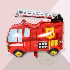 위드룸 소방차 은박풍선 대형 예쁜풍선