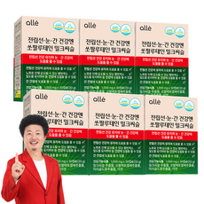 쏘팔메토 전립선 건강 눈 건강 간 밀크씨슬 루테인 소팔메토 소팔매토 남성 레드 알레 영양제, 6개, 30정