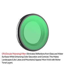 DJI 오스모 나노 렌즈 필터 세트 카메라 CPL/UV/블랙 소프트/ND8 ND16 보호 액세서리, 01 DJI Osmo Nano, 04 CPL